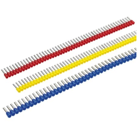 Panduit Ferrule, Insulated, 18 AWG, PK500 FSD76-8-DSL8